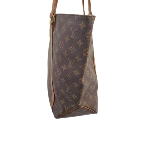 Louis Vuitton LV Shoulder Bag Sac Shopping Tote Bag Brown Monogram Large - Picture 4 of 16